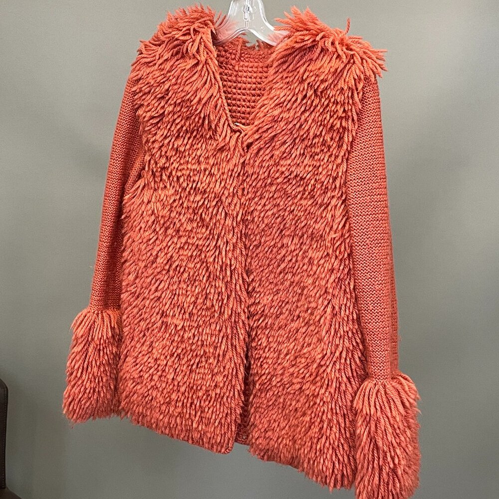 Vintage Pink Tufted Sweater